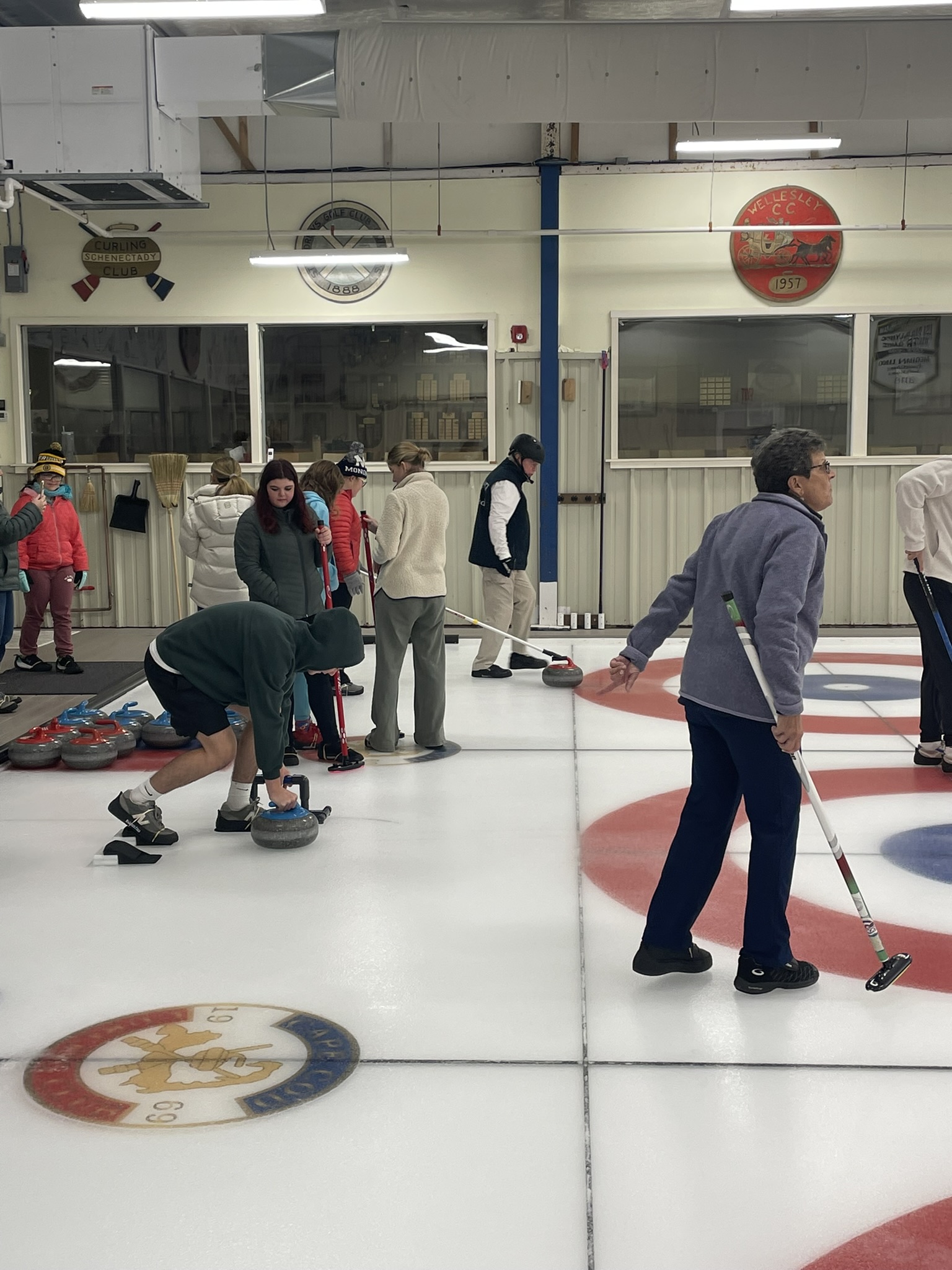 Morning Curlers Host Monomoy High School